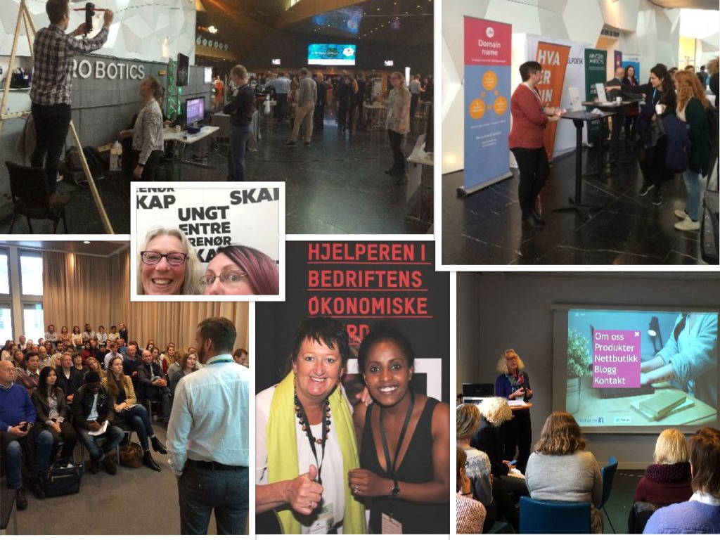 Photo collage from start-up events